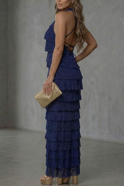 Vestido Largo Ofelia Azul