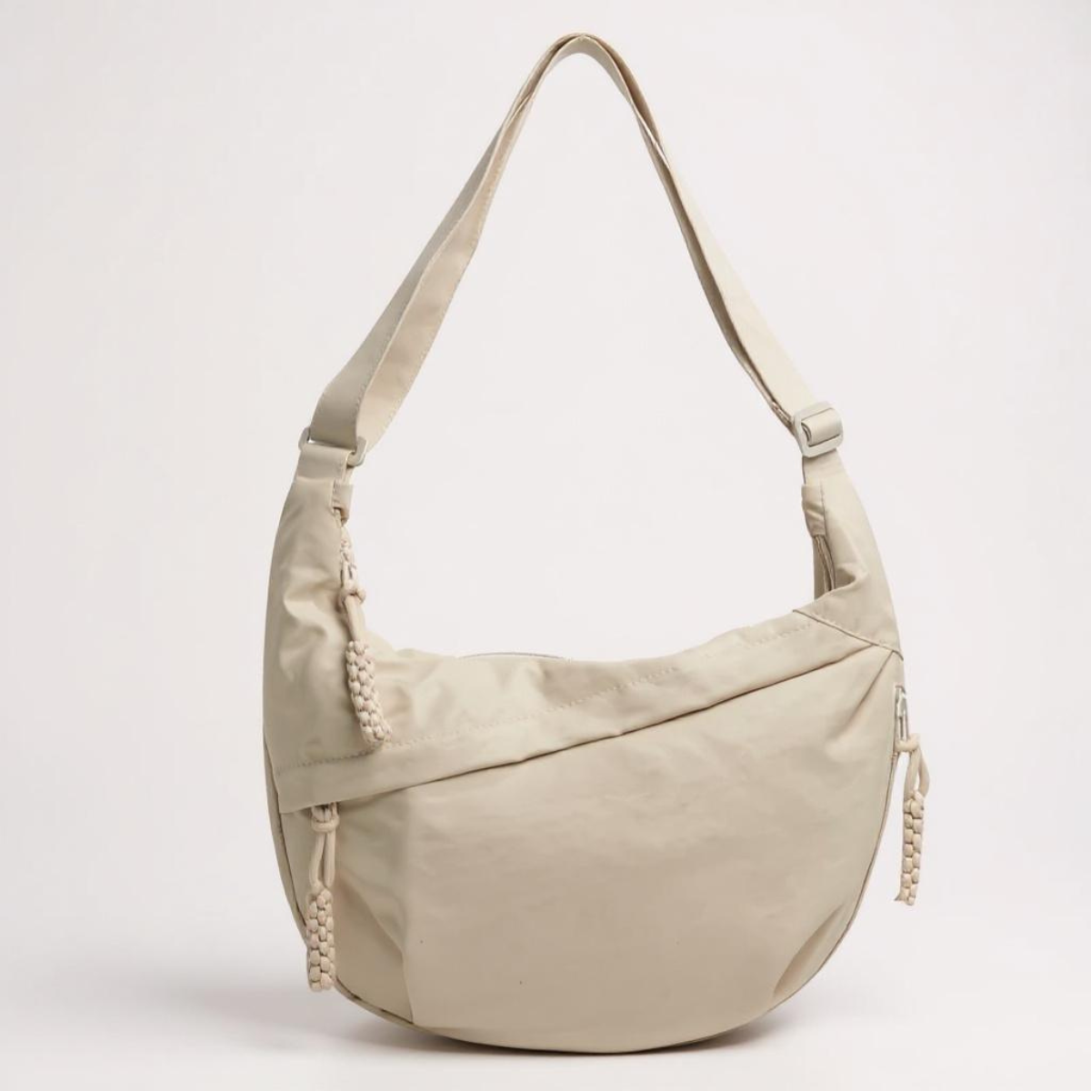 Bolso Media Luna Beige