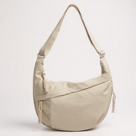 Bolso Media Luna Beige