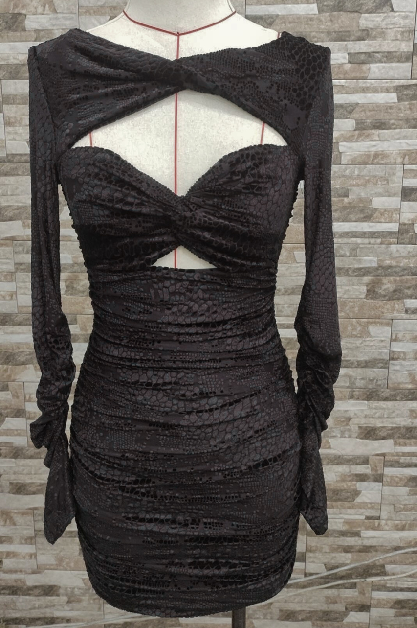 Vestido Corto Gemma Negro
