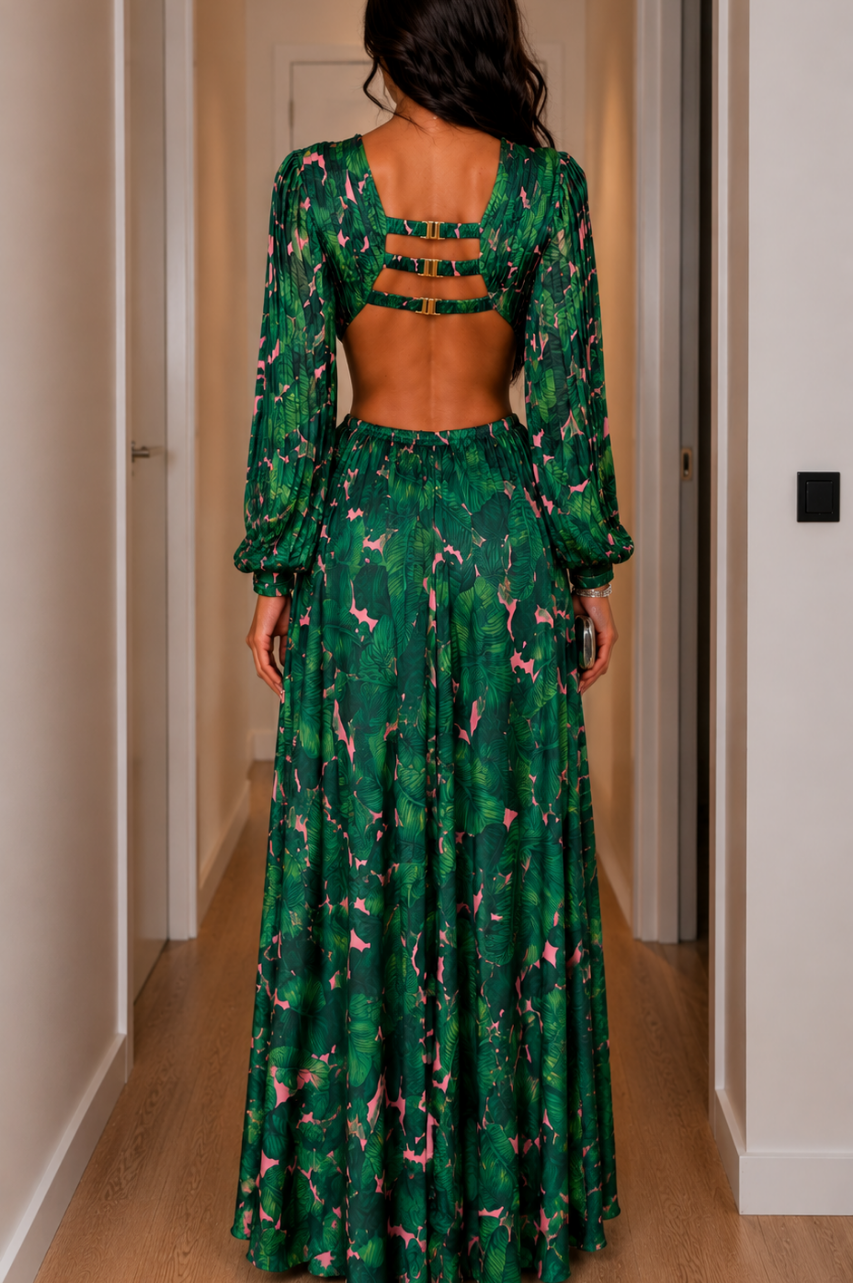 Vestido Largo Filomena con Body Incorporado