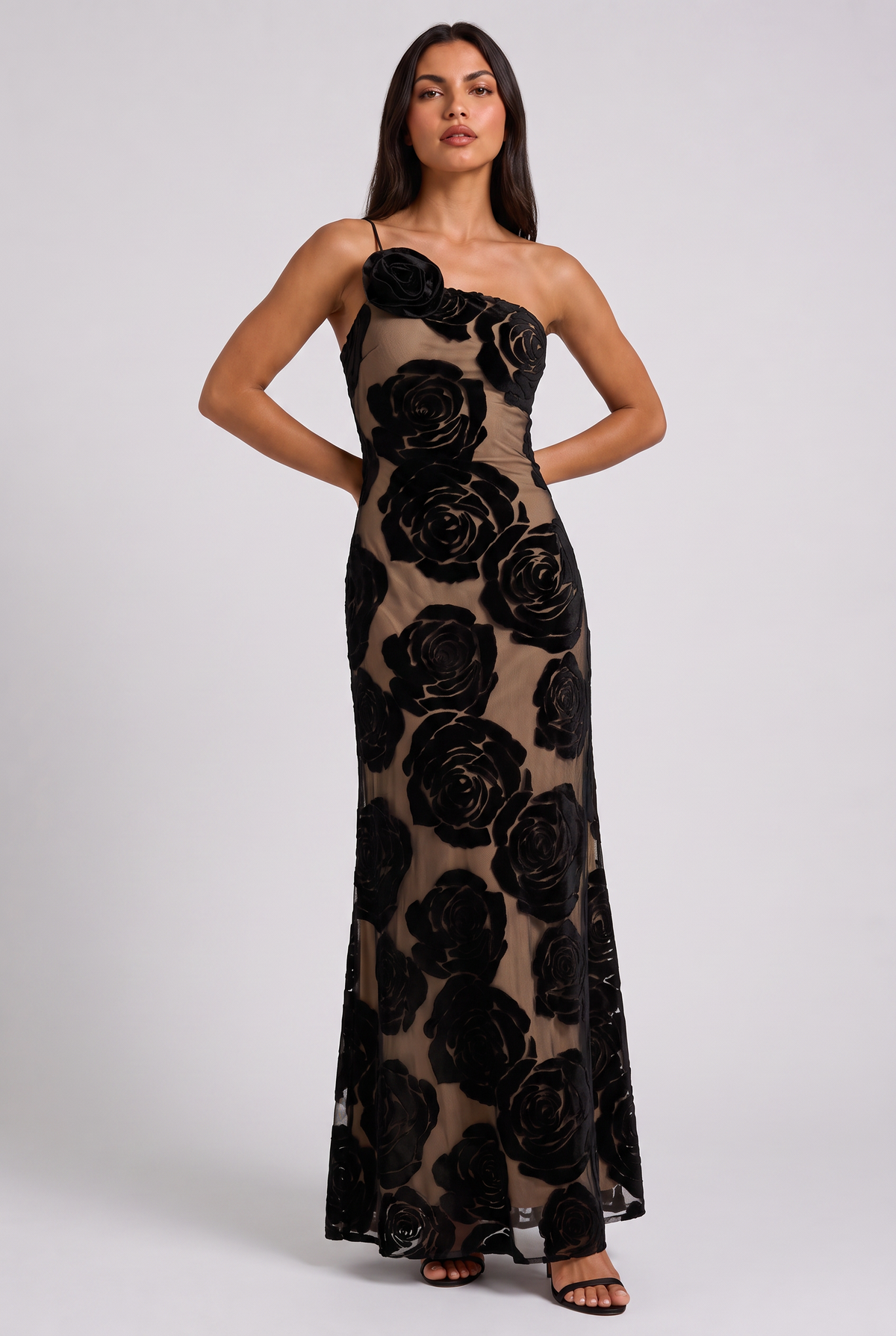 Vestido Largo Marcella Negro