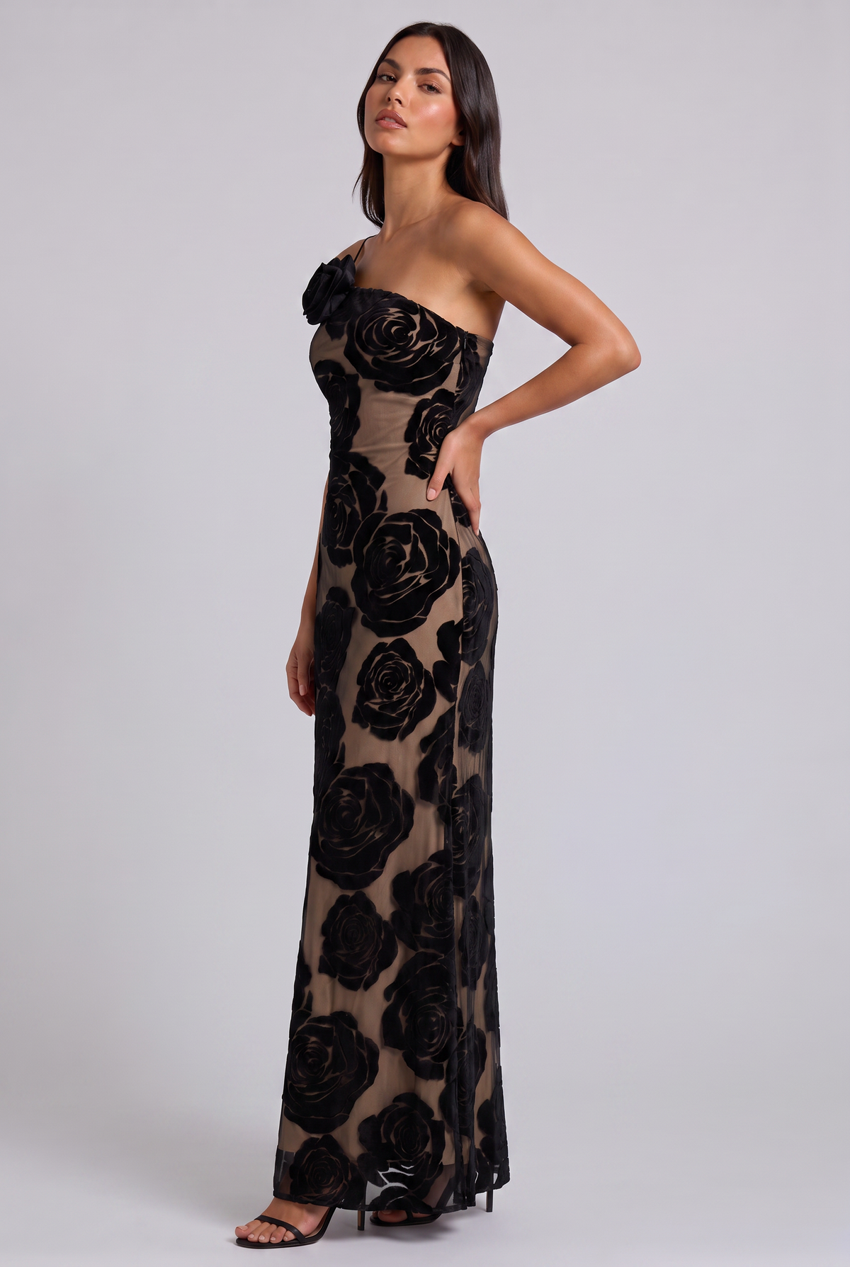 Vestido Largo Marcella Negro