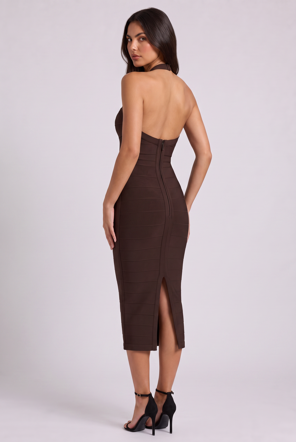 Vestido Midi Petra Chocolate