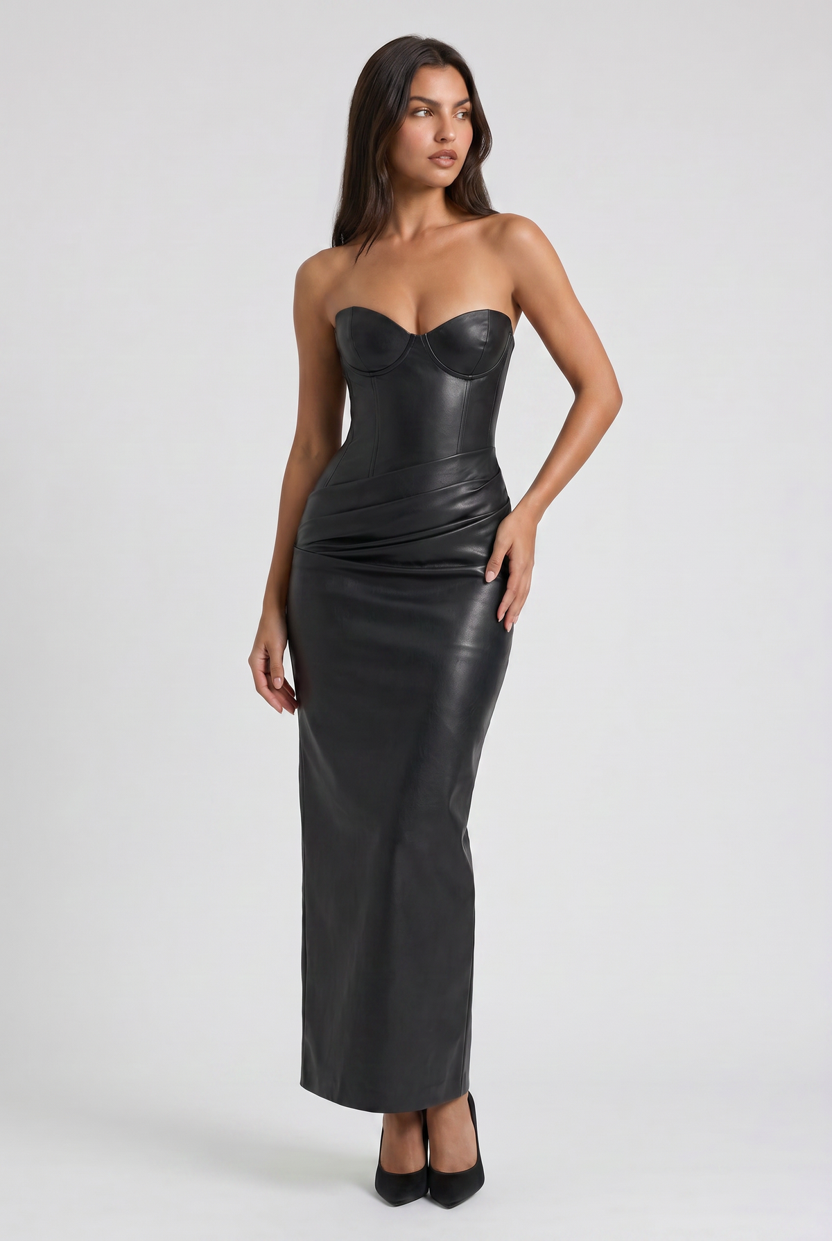 Vestido Midi Vanessa Negro