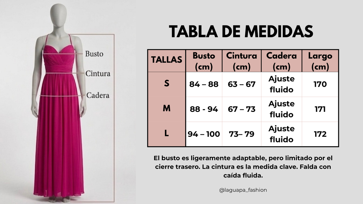 Vestido Largo Gisela Fucsia