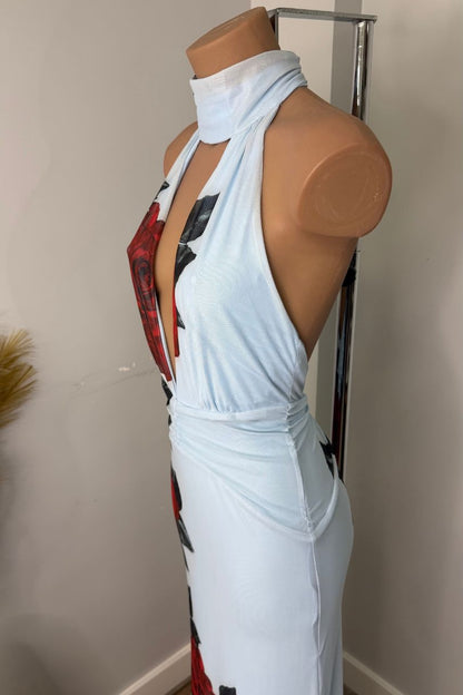 Vestido Largo Amaia Estampado