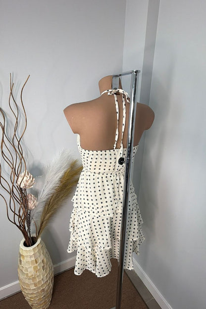 Vestido Corto Beatriz Crema
