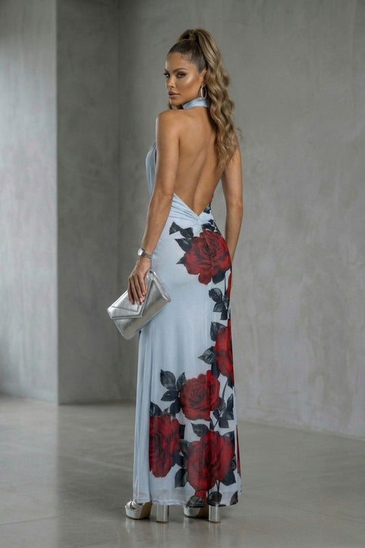 Vestido Largo Amaia Estampado