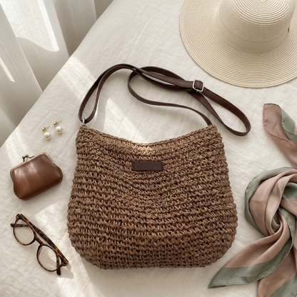 Bolso de Hombro Audrey Trenzado