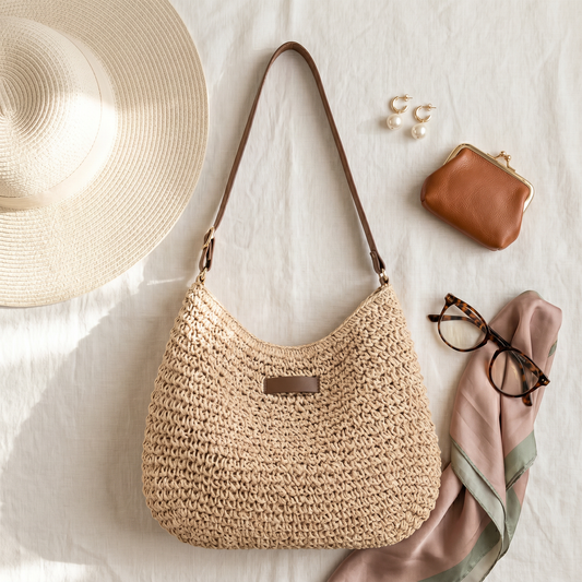 Bolso de Hombro Audrey Trenzado