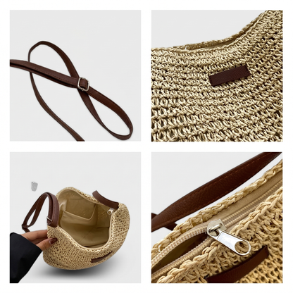 Bolso de Hombro Audrey Trenzado