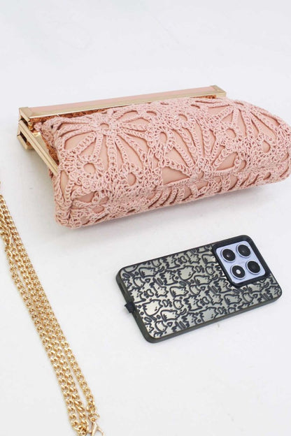Bolso Clutch Jennifer Rosa