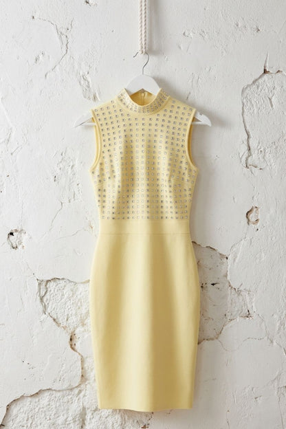 Vestido Midi Bandage Lilibeth Amarillo