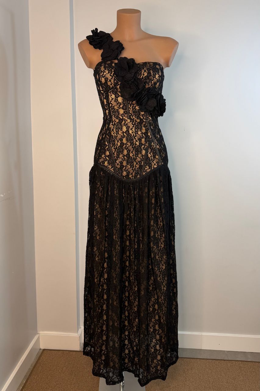 Vestido Largo Tabitha Negro