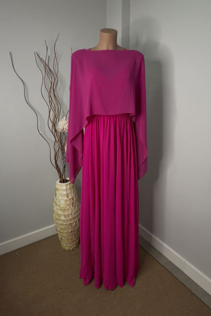 Vestido Largo Gisela Fucsia