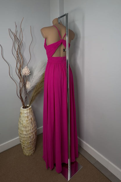 Vestido Largo Gisela Fucsia
