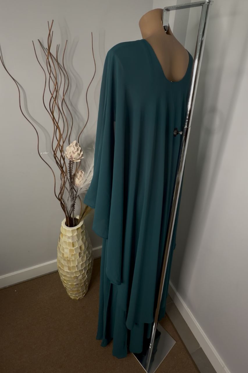 Vestido Largo Betza Petróleo