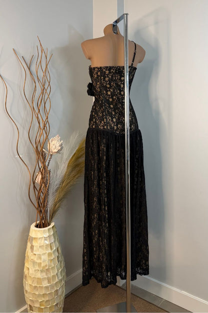 Vestido Largo Tabitha Negro