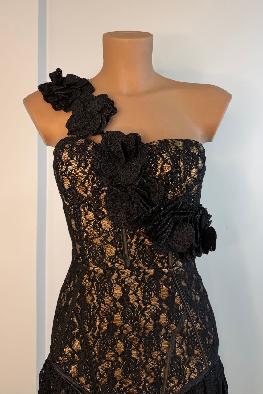 Vestido Largo Tabitha Negro