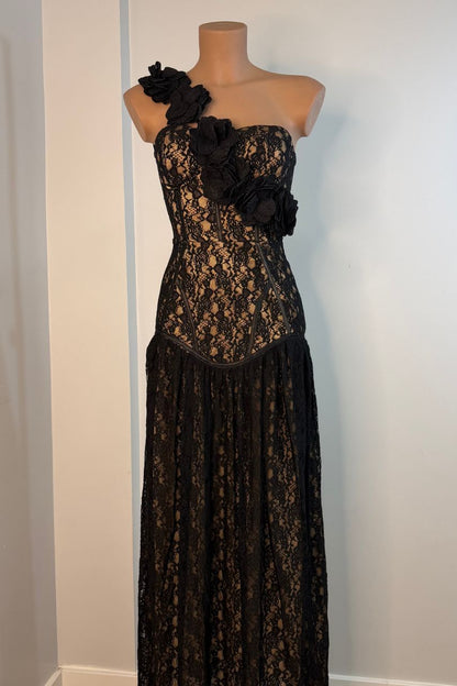 Vestido Largo Tabitha Negro