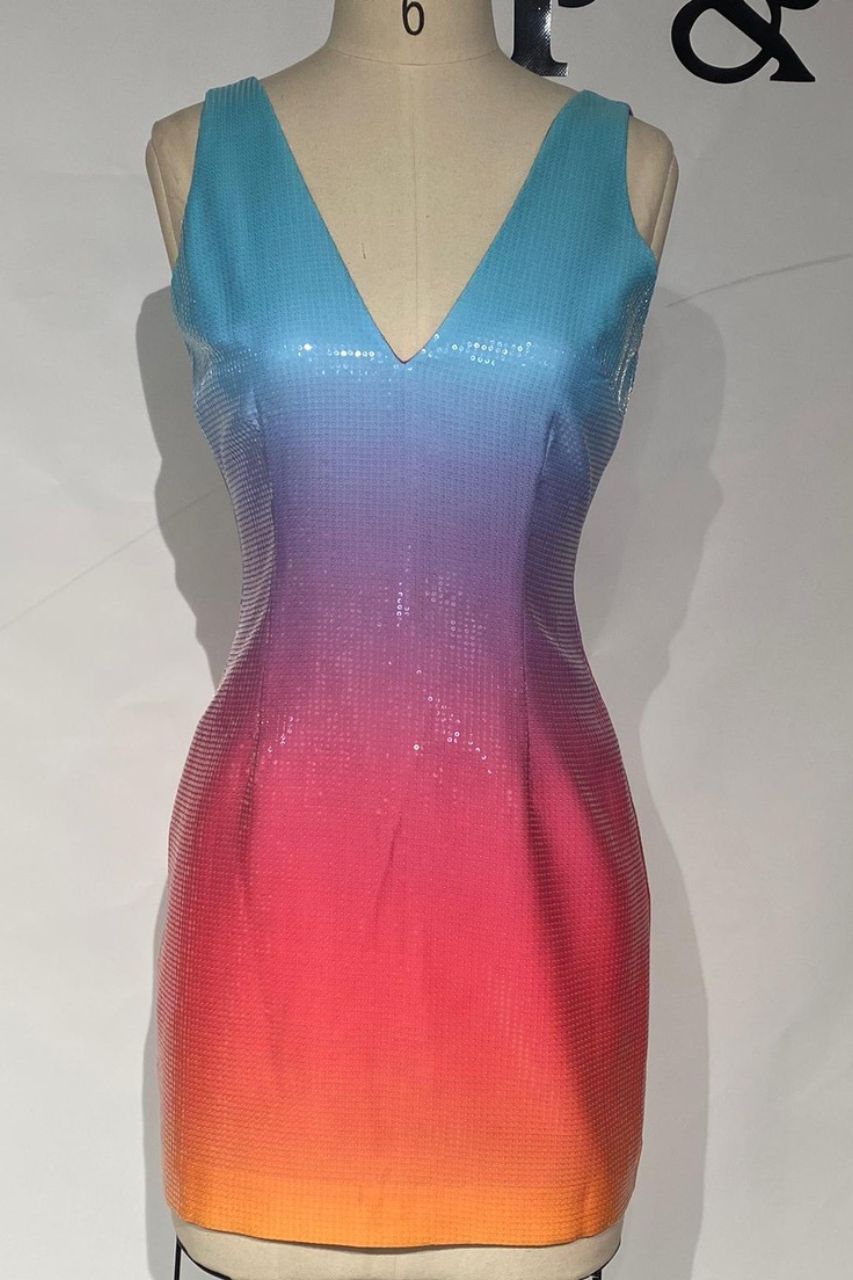 Vestido Corto Zuleima de Lentejuelas