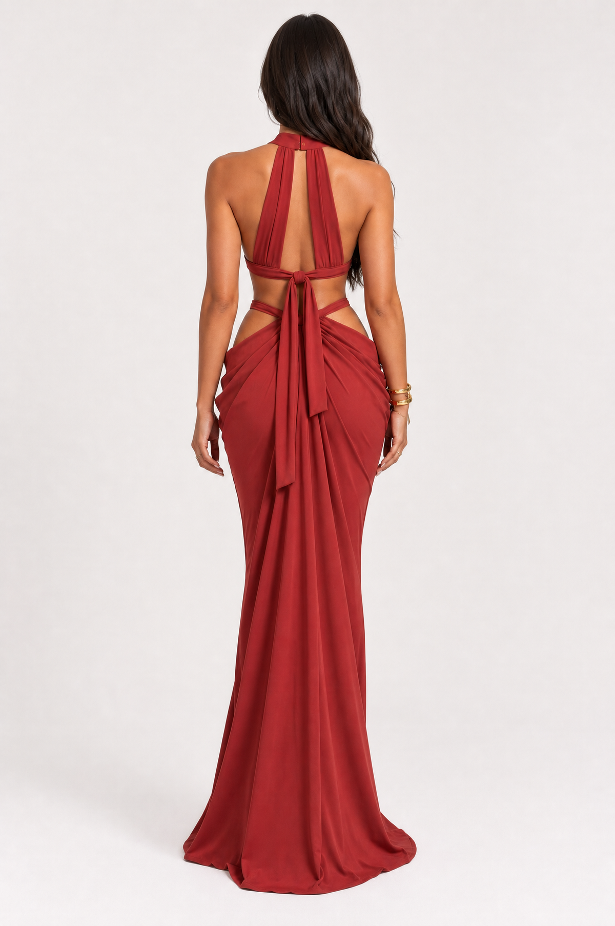 Vestido Largo Marcelline Rojo